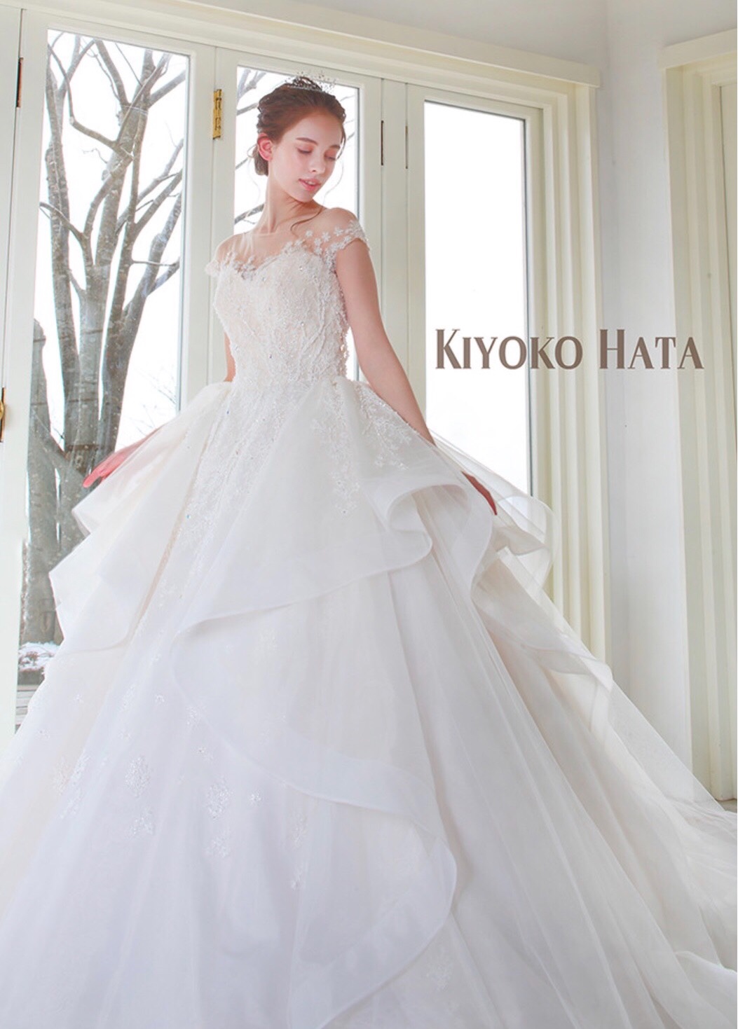 KIYOKO HATAのウエディングドレス
